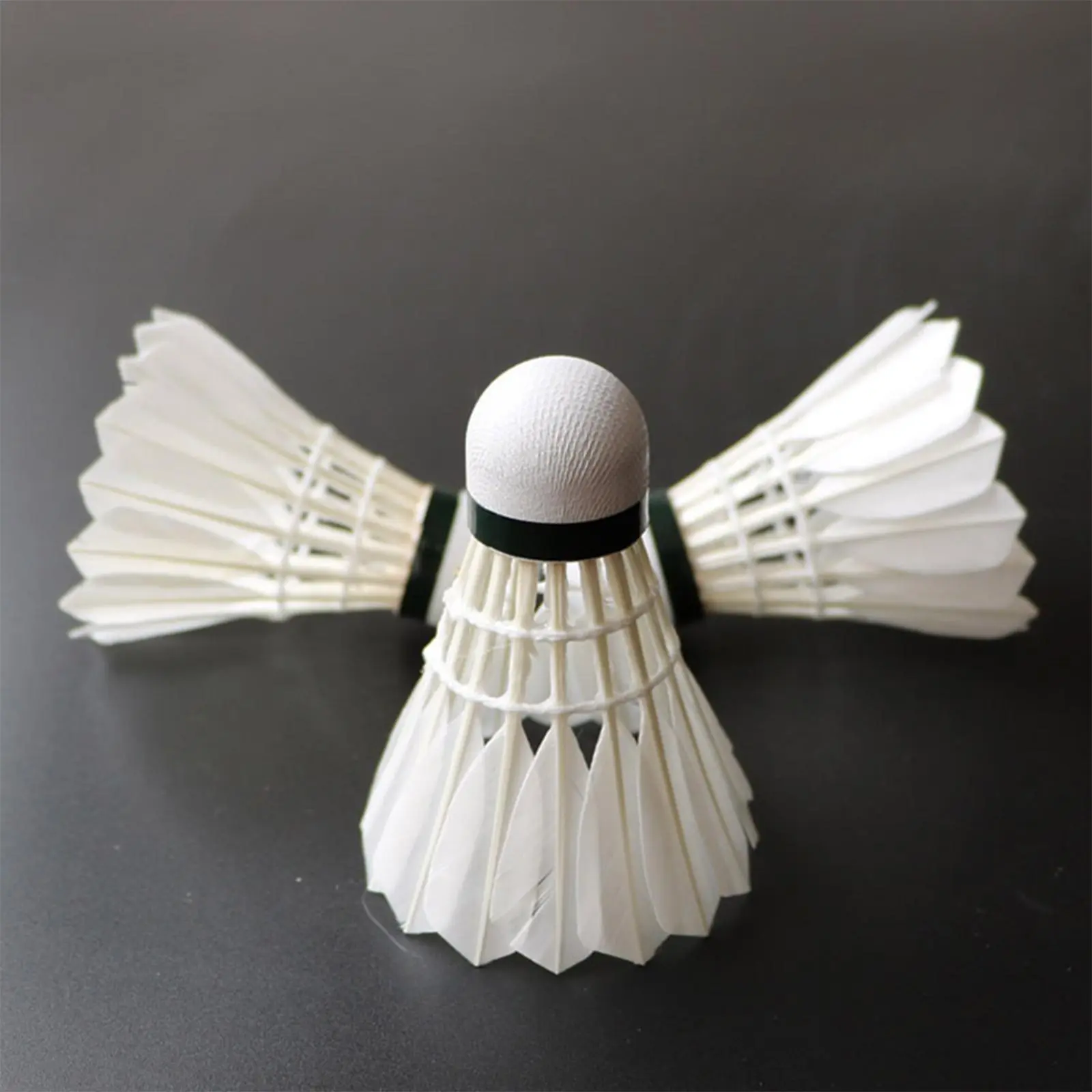 3x Badminton Shuttlecocks Professional White High Speed Duck Feather Badminton Ball for Game Training Sport Practice Youth 3x Badminton Shuttlecocks Professional White High Speed Duck Feather Badminton Ball for Game Training Sport Practice Youth