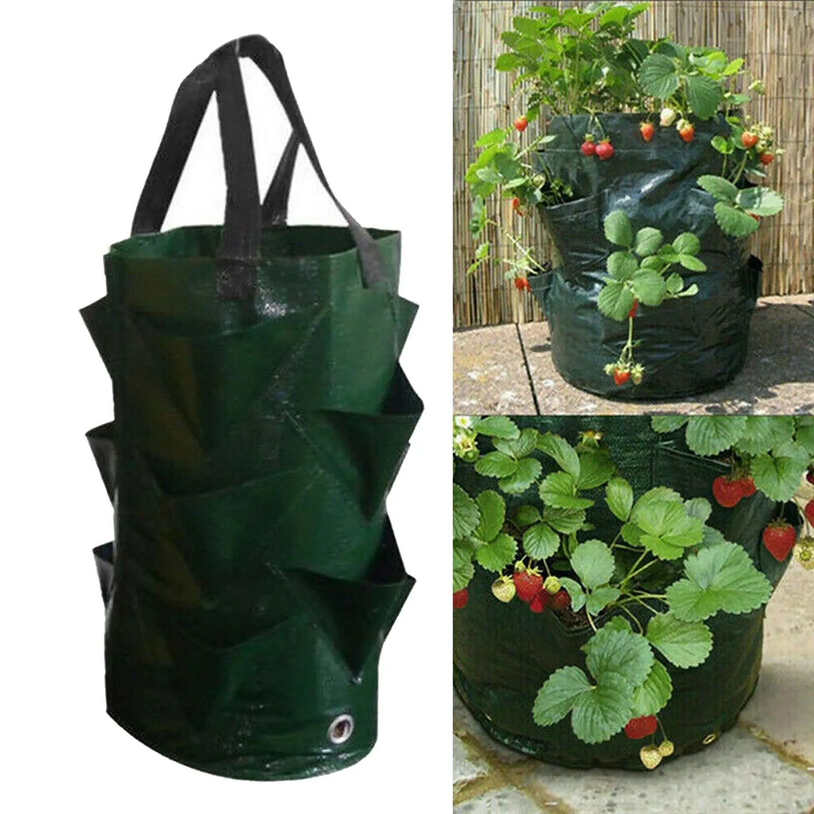 Potato Bags Planter Gardening Breathable Strawberry Planter Vegetable Planting Pouch with Handles Potato Bags Planter Gardening Breathable Strawberry Planter Vegetable Planting Pouch with Handles
