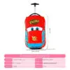 Cartoon Kids Suitcase Boys Can Ride 18" Trolley Box Car Elementary School Backpack with wheels 13" Travel Luggage Boarding Box - Image 6