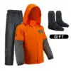 Star Field Knight Motorcycle Riding Raincoat Set Raincoat Rainpants Split Men And Women's Thin Reflective Waterproof Clothing - Image 8
