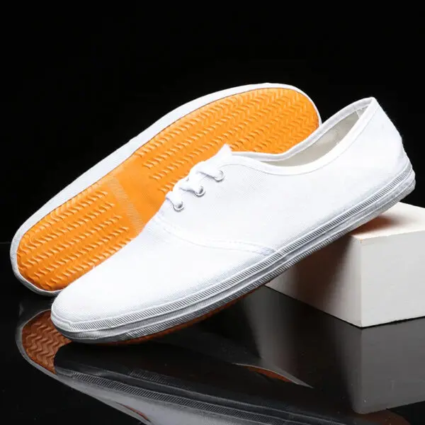 Men's and Women Trainers Running Sport Shoes Male Tennis Shoes Walking Training Shoe Casual White Sneakers Men Canvas Shoes - Image 3