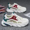 Men Running Shoes Mesh Breathable Outdoor Sports Comfortable Soft Sole Sports Shoes 2025 New Trendy Lace-up Sneakers for Man - Image 3