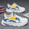 Men Running Shoes Mesh Breathable Outdoor Sports Comfortable Soft Sole Sports Shoes 2025 New Trendy Lace-up Sneakers for Man - Image 6