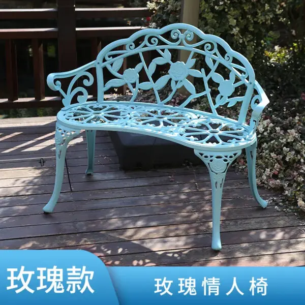 Outdoor Cast Aluminum Tables and Chairs European Garden Tables and Chairs Set Leisure Courtyard Waterproof Tables and Chairs AA - Image 7