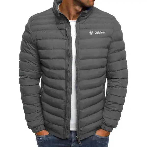 2025 High end autumn/winter men's old clothing outdoor leisure sports fashion street style hooded warm zippered jacket - Image 2