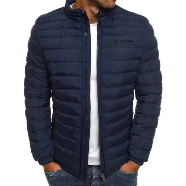 2025 High end autumn/winter men's old clothing outdoor leisure sports fashion street style hooded warm zippered jacket - Image 9