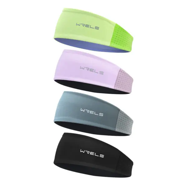 WRELS Headband Sweat Bandage Sport Head Hair Band Workout Tennis Fitness Jog Basketball Running Women Men Sweatband - Image 6