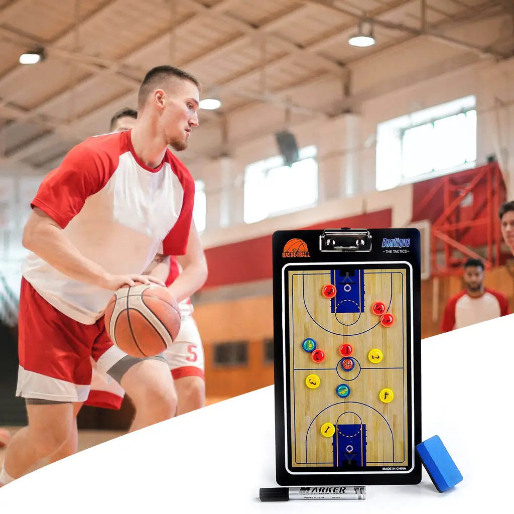 Portable Basketball Coaching Board coaches Tactical Board Foldable Magnetic Tactic Training Clipboard Portable Basketball Coaching Board coaches Tactical Board Foldable Magnetic Tactic Training Clipboard