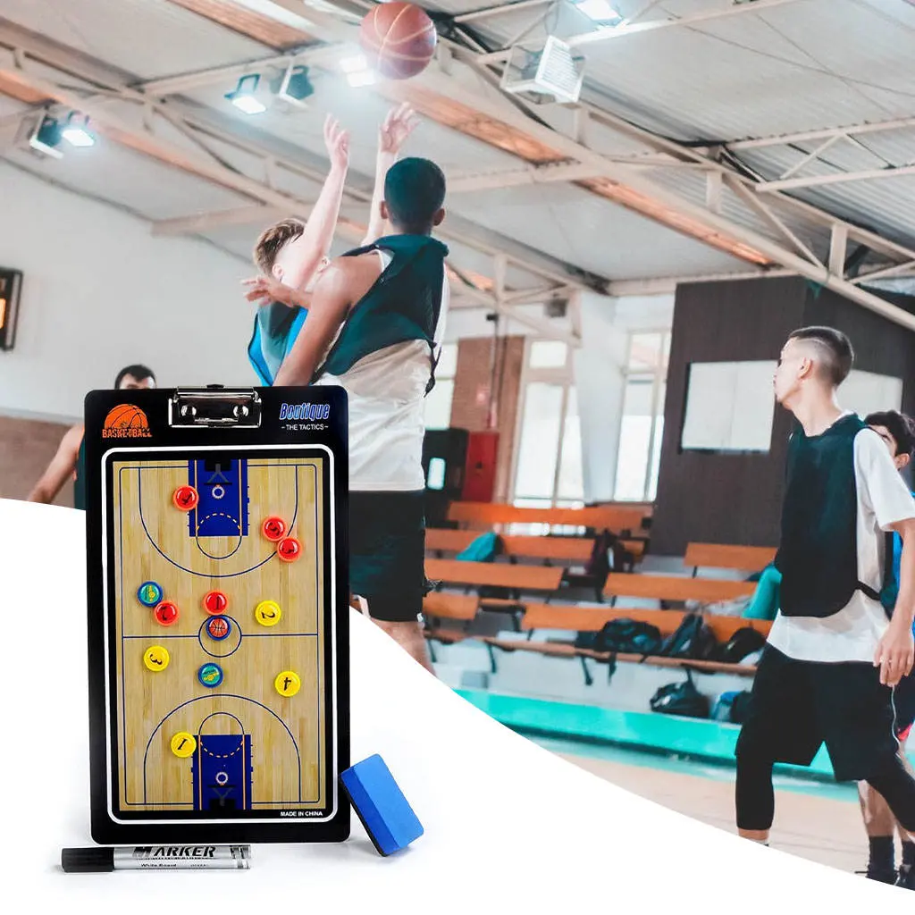 Portable Basketball Coaching Board coaches Tactical Board Foldable Magnetic Tactic Training Clipboard Portable Basketball Coaching Board coaches Tactical Board Foldable Magnetic Tactic Training Clipboard