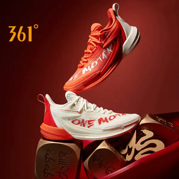 361 Degrees ONE MOTION 2.0 Men Basketball Shoes New Breathable Shock-Absorbing Non-slip Wear-resistant Male Sneakers 672511101