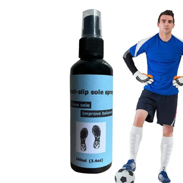 Non Slip Spray For Shoes 100ml Anti-Slip Sole Spray Spray For Basketball Shoes Shoe Sole Protector Improves Traction Cleans &
