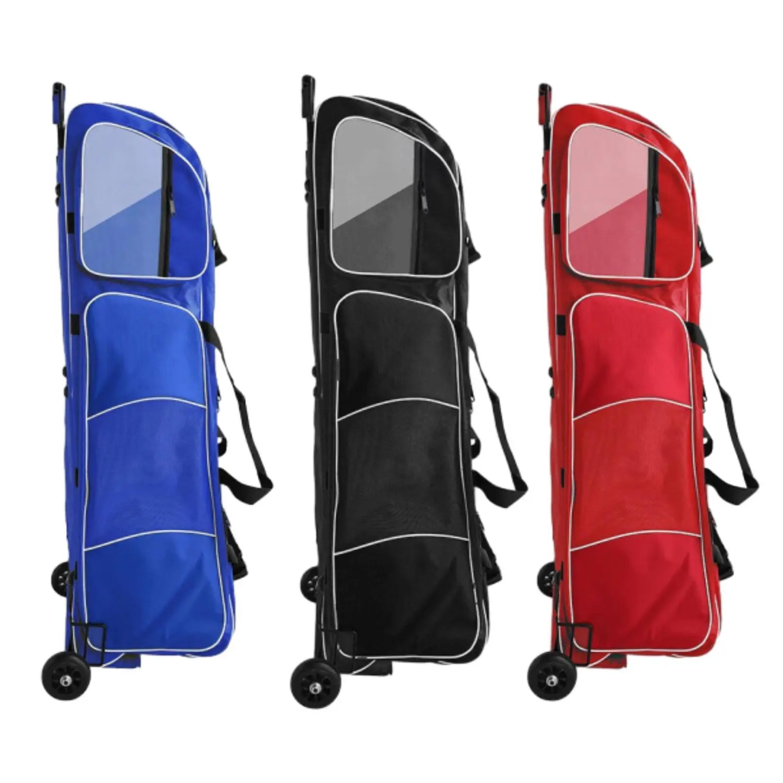 Fencing Bag Roller Travel Bag with Retractable Handle Equipment Holder Trolley