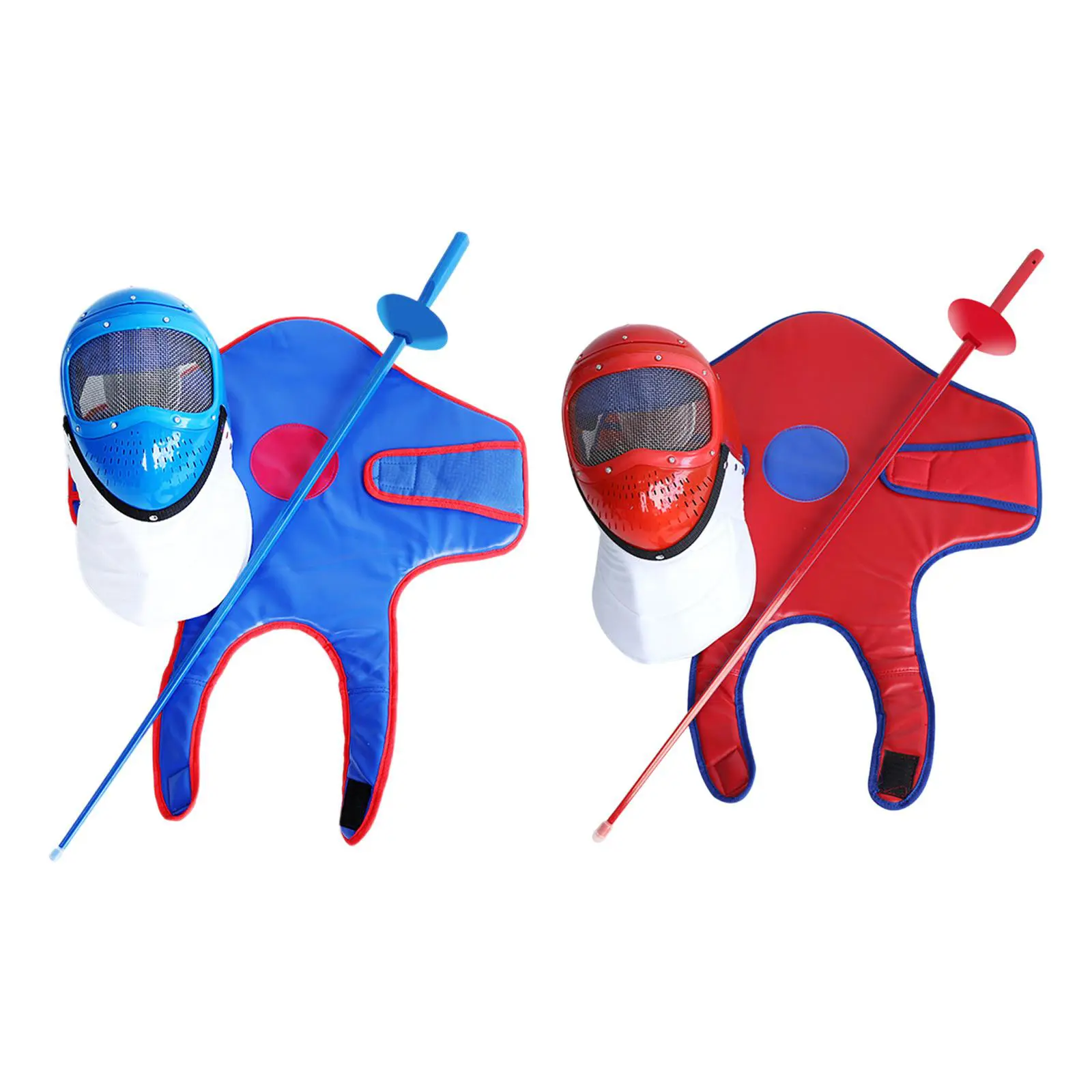 Fencing Sports Mask Breathable Practical Equipment Face Protection Portable Practice Sword Set for Child Beginner Children Kids Fencing Sports Mask Breathable Practical Equipment Face Protection Portable Practice Sword Set for Child Beginner Children Kids