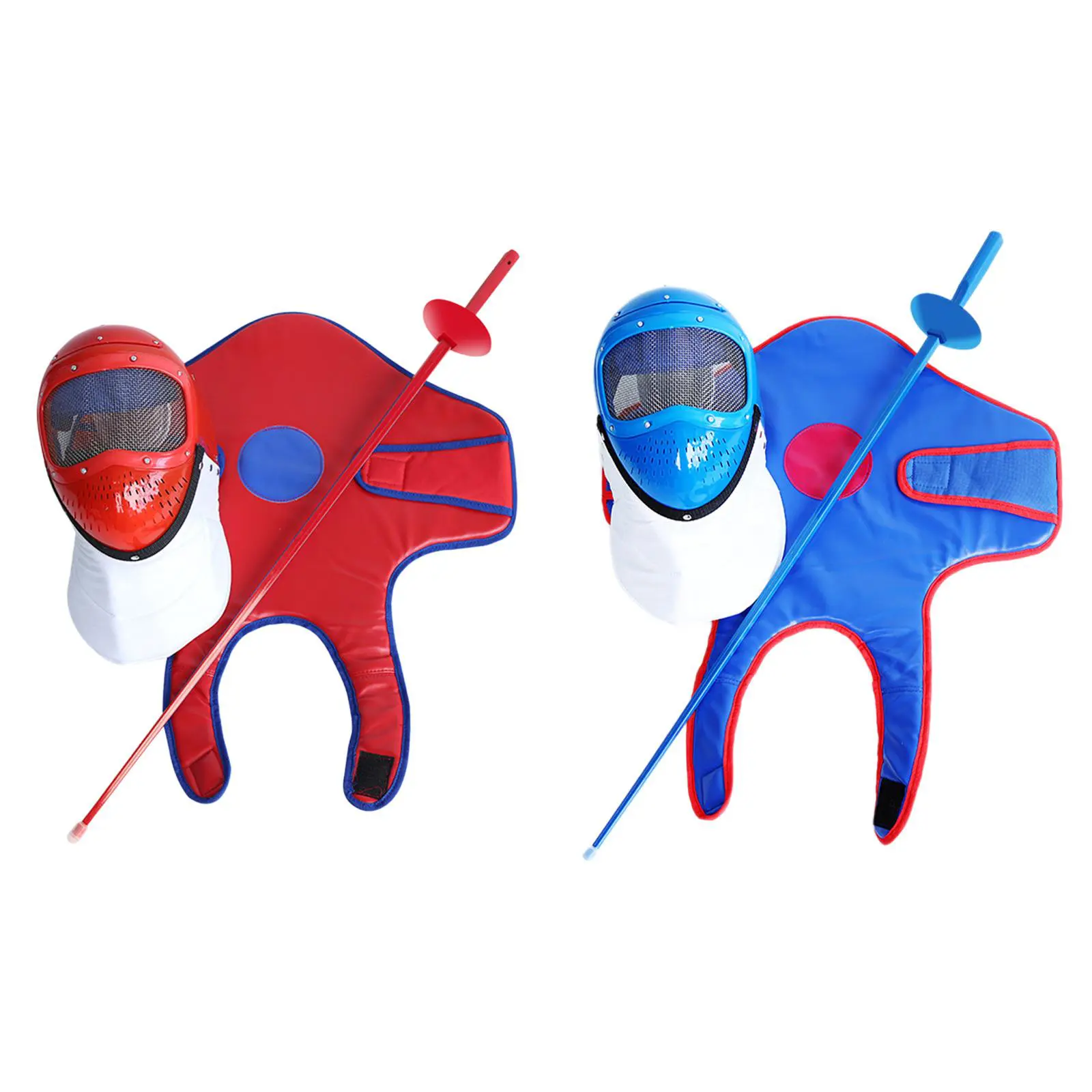 Fencing Sports Mask Breathable Practical Equipment Face Protection Portable Practice Sword Set for Child Beginner Children Kids Fencing Sports Mask Breathable Practical Equipment Face Protection Portable Practice Sword Set for Child Beginner Children Kids