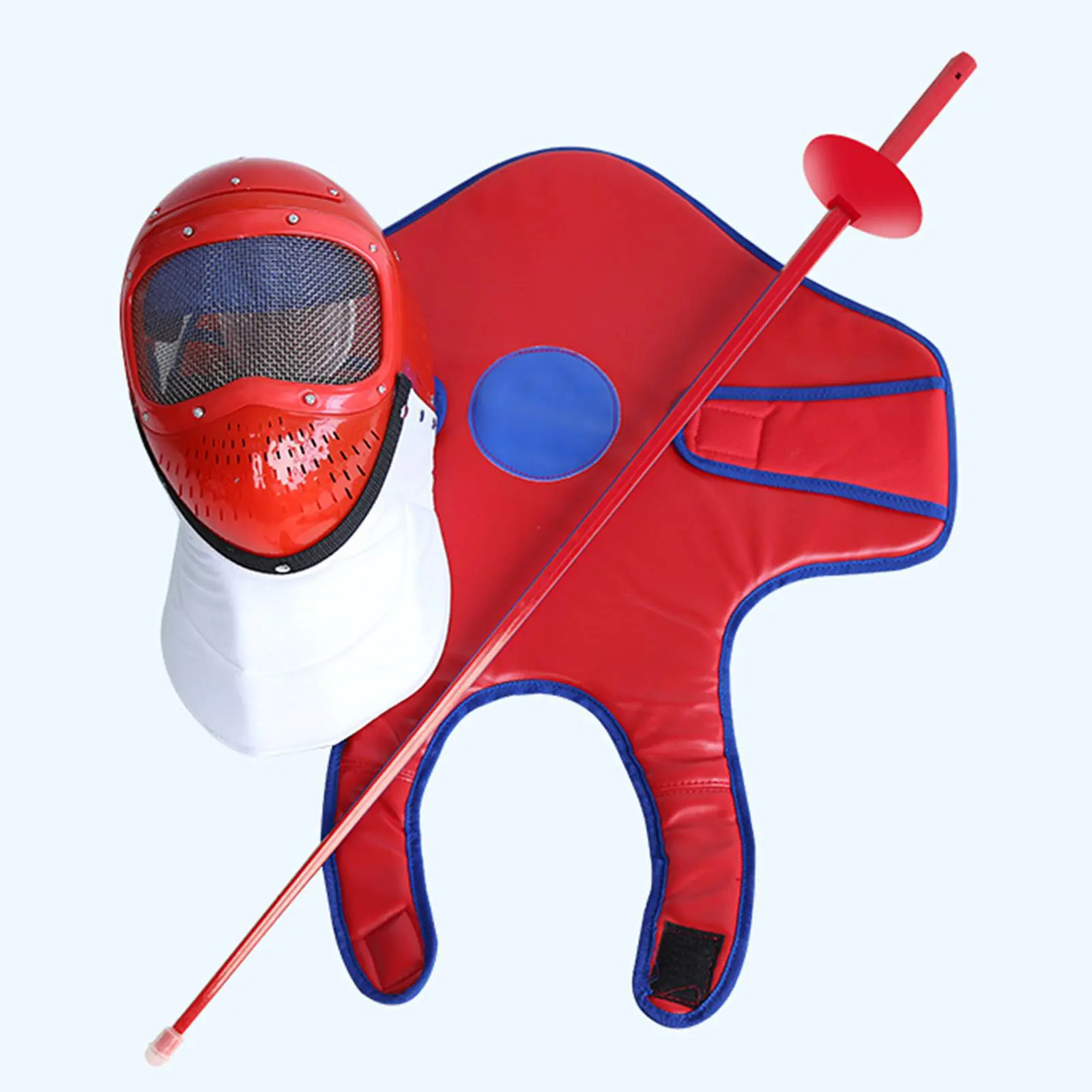 Fencing Sports Mask Breathable Practical Equipment Face Protection Portable Practice Sword Set for Child Beginner Children Kids Fencing Sports Mask Breathable Practical Equipment Face Protection Portable Practice Sword Set for Child Beginner Children Kids