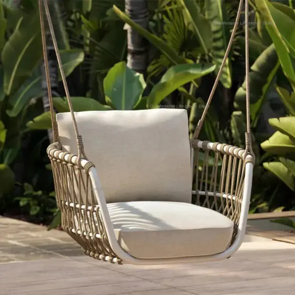 Modern Hammocks Patio Swings Suspended Luxury For Room Sex Patio Swings Hanging Rocking Chair Outdoor Furniture Ayunan. LLPS - Image 6