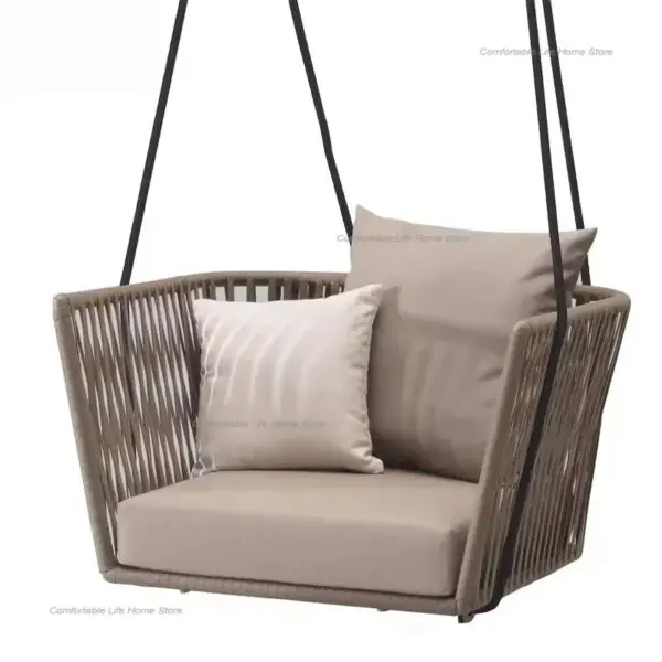 Modern Hammocks Patio Swings Suspended Luxury For Room Sex Patio Swings Hanging Rocking Chair Outdoor Furniture Ayunan. LLPS - Image 8