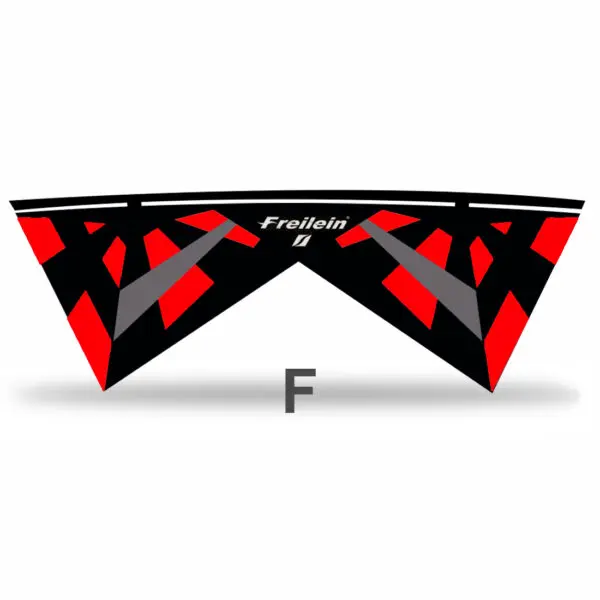 Freilein 2.38m Quad Line Stunt Kite Large Professional Acrobatic Kite PC31 Handle + 4x30mx90lb Dyneema Lines + Bag Kit Available