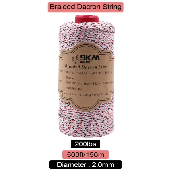 9KM High Strength Kite String 1.0mm~3.0mm Dacron Line 150m~300m for Control 1m~8m Large Kite Flying Backpack Cord Low Stretch - Image 4