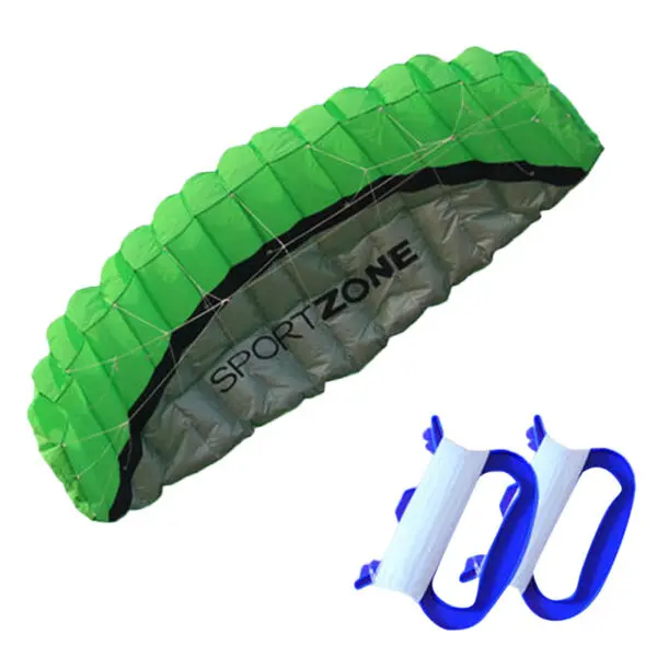 free shipping 2.5m Dual Line Stunt Sports soft Kites with control bar kitesurfing outdoor toys flying kiteboard factory koi new - Image 8