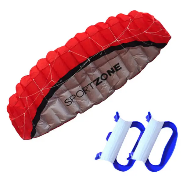 free shipping 2.5m Dual Line Stunt Sports soft Kites with control bar kitesurfing outdoor toys flying kiteboard factory koi new - Image 9