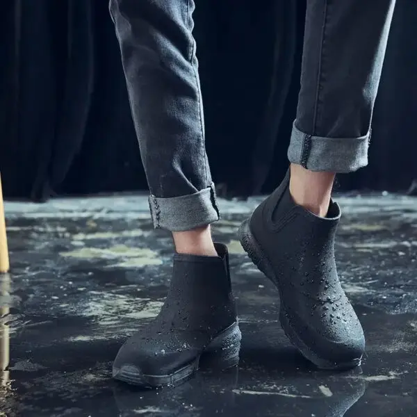 New Fashion Men's Rain Boots Rubber Boots Platform Ankle Boots 2025 Summer Slip on Couples Booties Men Work Shoes Botines Mujer - Image 6