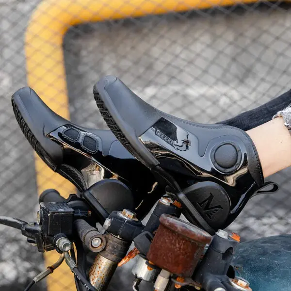 Men's Short Boots Rain Shoes Outdoor Rubber Waterproof Work Shoes Men Slip on Booties Car Wash Rubber Ankle Boots for Men 2024 - Image 4
