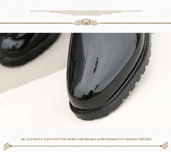 Rain boots woman boots snow boots waterproof motorcycle boots high boots rain boots long tube shoes botas lluvia mujer - Image 4