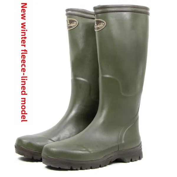 Fashionable Waterproof Men's Rain Boots Single Slip-On Anti-Slip Outdoor Fishing Hunting Water Shoes Spring Autumn Rub... - Image 2