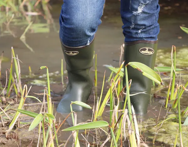 Fashionable Waterproof Men's Rain Boots Single Slip-On Anti-Slip Outdoor Fishing Hunting Water Shoes Spring Autumn Rub... - Image 5