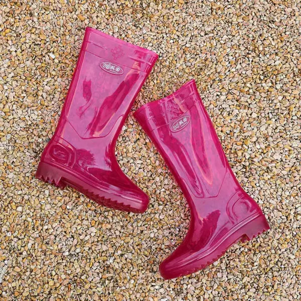 Fashionable Adult Women's Rain Boots Anti-Slip Water Shoes High Top Thick Bottom Waterproof Non-Slip Rain Shoes For Outerwear An - Image 8