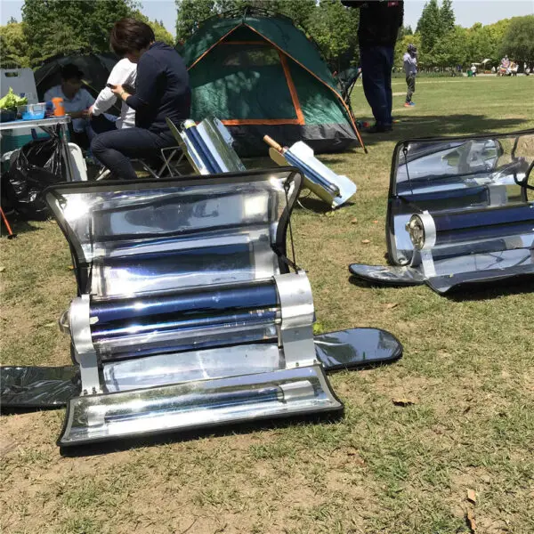 Portable Solar Cooker with Stand Tube, Outdoor Charcoal Barbecues, Camping Emergency Tool, Sunlight , 550 °F (288 °C) Cookware - Image 2