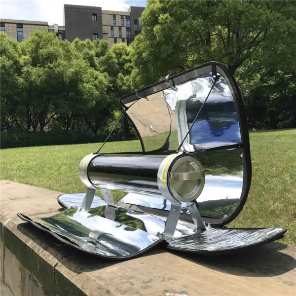 Portable Solar Cooker with Stand Tube, Outdoor Charcoal Barbecues, Camping Emergency Tool, Sunlight , 550 °F (288 °C) Cookware - Image 5