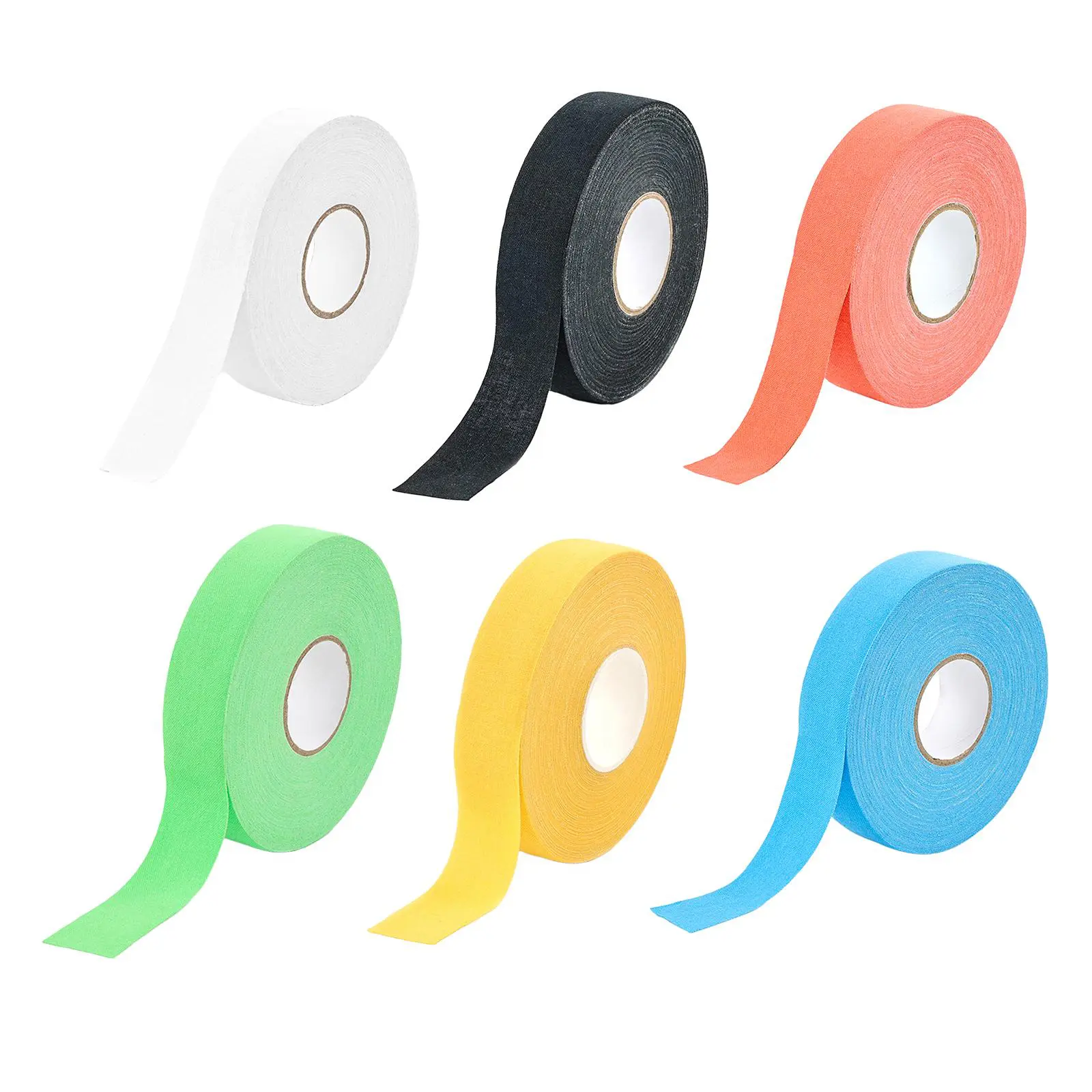 Ice Hockey Cloth Tape 2.5cmx25M Hockey Stick Tapes for Practice Training Exercise Tennis Squash Racquet Sports Badminton Grip Ice Hockey Cloth Tape 2.5cmx25M Hockey Stick Tapes for Practice Training Exercise Tennis Squash Racquet Sports Badminton Grip