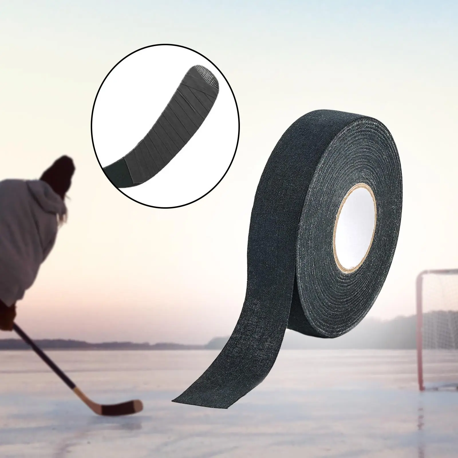 Ice Hockey Cloth Tape 2.5cmx25M Hockey Stick Tapes for Practice Training Exercise Tennis Squash Racquet Sports Badminton Grip Ice Hockey Cloth Tape 2.5cmx25M Hockey Stick Tapes for Practice Training Exercise Tennis Squash Racquet Sports Badminton Grip