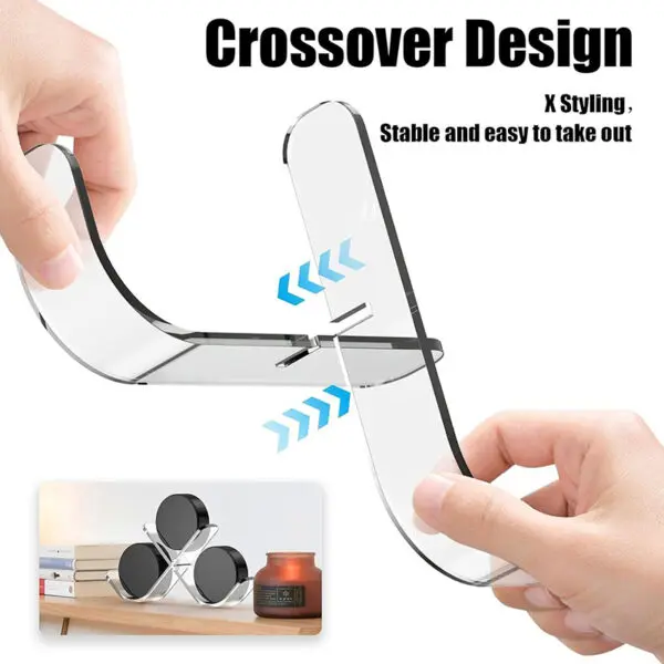 Clear Hockey Puck Display Case Acrylic Hockey Puck Display Stand Sports For 3 Pucks Hockey Puck Holder Storage Decoration Gift - Image 5