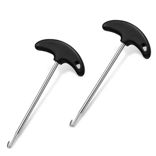 Shoe Lace Tightner Stainless Steel Plastic Hockey Skate Tightener Portable Pullers Ice Roller Tool for Ice-Skates Figure-Skates