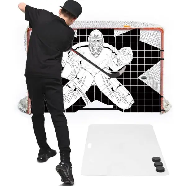 Hockey Goalie Shooting Target Street Hockey Net Goalie Target Hockey Goal Practice Target for Hockey Training