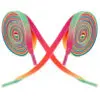 Hockey Skate Laces Pair Rainbow Color Ice Hockey Roller Blad-E Skates Laces Waxed Shoe Lace Shoes Boots Figure Skates