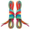 Hockey Skate Laces Pair Rainbow Color Ice Hockey Roller Blad-E Skates Laces Waxed Shoe Lace Shoes Boots Figure Skates - Image 3