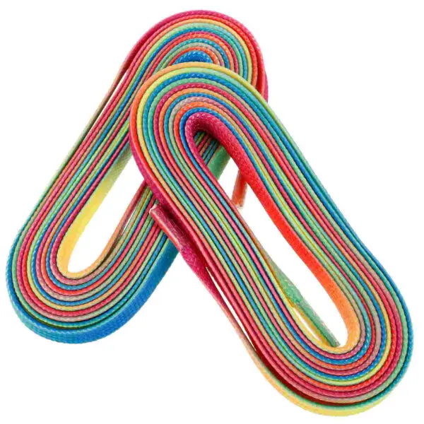 Hockey Skate Laces Pair Rainbow Color Ice Hockey Roller Blad-E Skates Laces Waxed Shoe Lace Shoes Boots Figure Skates - Image 7
