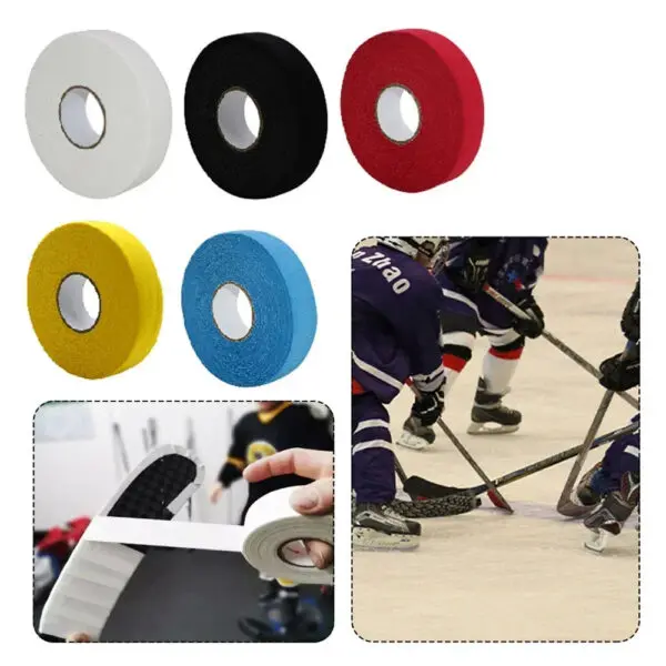 Ice Hockey Tape Non-slip Hockey Sticks Tapes Sports Field Hockey Self-Adhesive Wear-resistant Badminton Grip Cloth Tape Tennis - Image 4