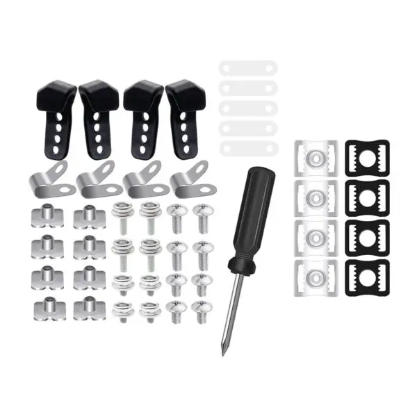 Hockey Helmet Visor Screws Washers Nuts Hockey Equipment Replacement Safety Spare Parts Helmet Screws Repair Kit Hardware Kit - Image 2