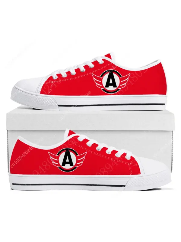 ХК Сибирь Hockey Club Sibir Novosibirsk Oblast Hockey Sneakers Low Top Shoes Men Women Teenager Canvas Sneaker Custom Made Shoes - Image 5