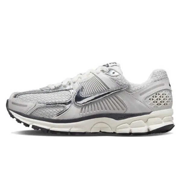 Nike Air Zoom Vomero 5 Women Men Running Shoes Metallic Silver Grey White Black Casual Walking Sports Shoe Trainers Sneakers