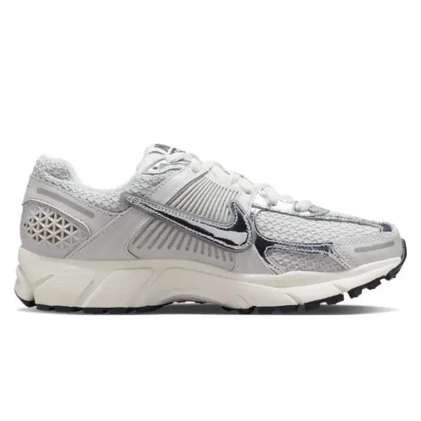 Nike Air Zoom Vomero 5 Women Men Running Shoes Metallic Silver Grey White Black Casual Walking Sports Shoe Trainers Sneakers - Image 2