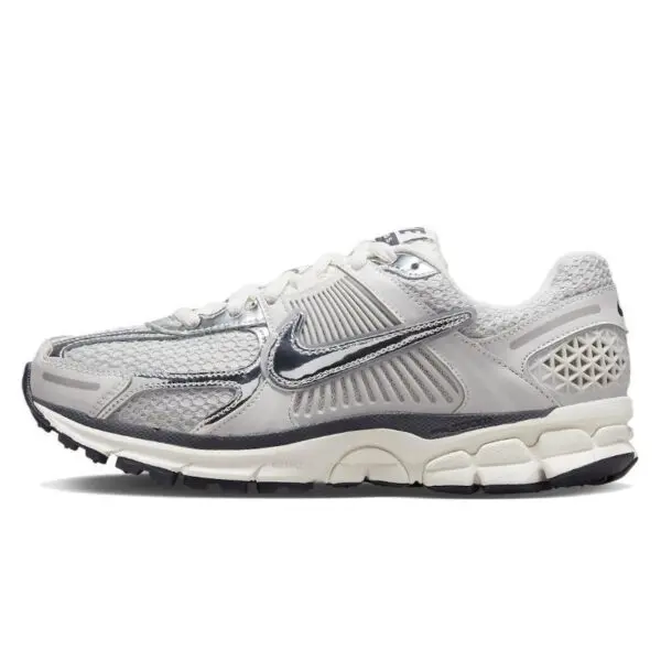 Nike Air Zoom Vomero 5 Women Men Running Shoes Metallic Silver Grey White Black Casual Walking Sports Shoe Trainers Sneakers - Image 7