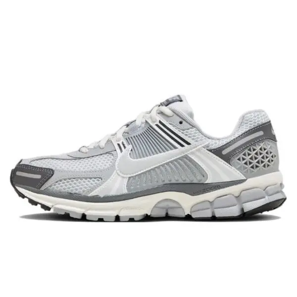 Nike Air Zoom Vomero 5 Women Men Running Shoes Metallic Silver Grey White Black Casual Walking Sports Shoe Trainers Sneakers - Image 11