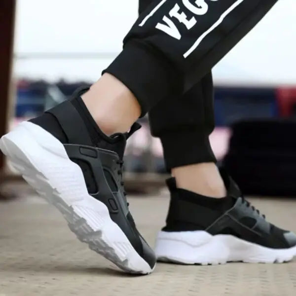 Mens Sports Shoes Unisex Platform Non-slip Sneakers Green Brand Ultra-light Mesh Casual Shoes for Men Breathable Tennis Trainers - Image 2