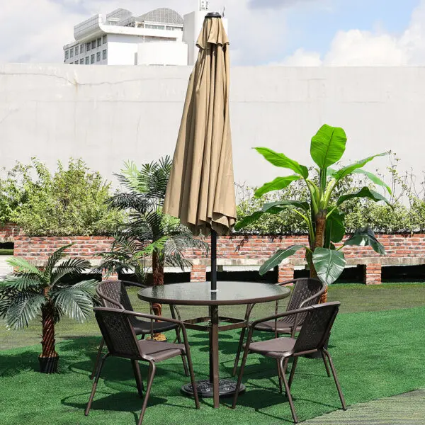 BreeinsPortable Outdoor Umbrella Patio Parasol Pool Beach Sun Protection Shade Fishing Picnic Garden Canopy Shelter Shade - Image 2